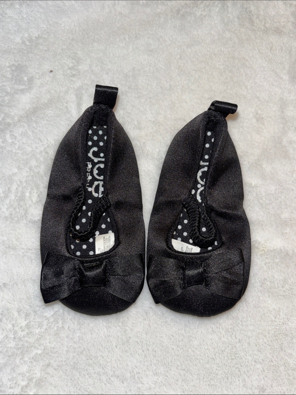 Joe Fresh Black Baby Ballet Flats with Bow